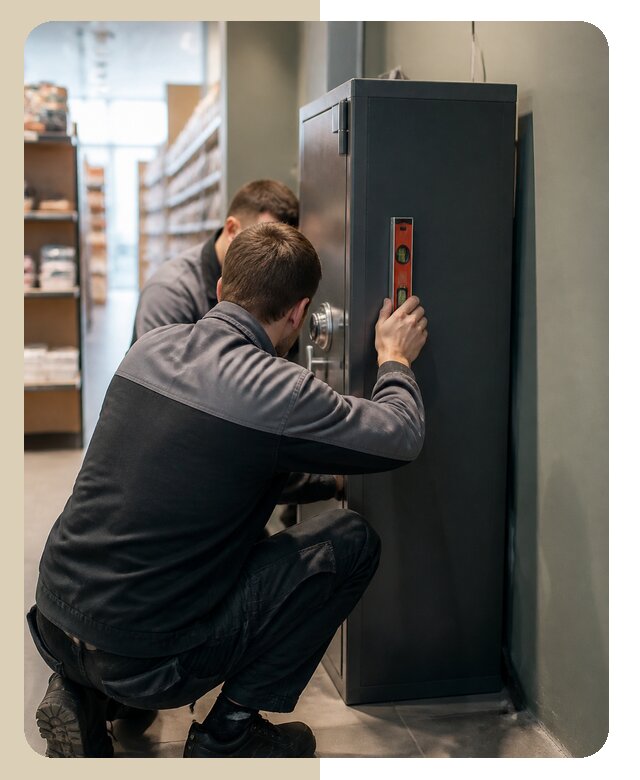 Профессиональная установка сейфа в магазине в Бирске