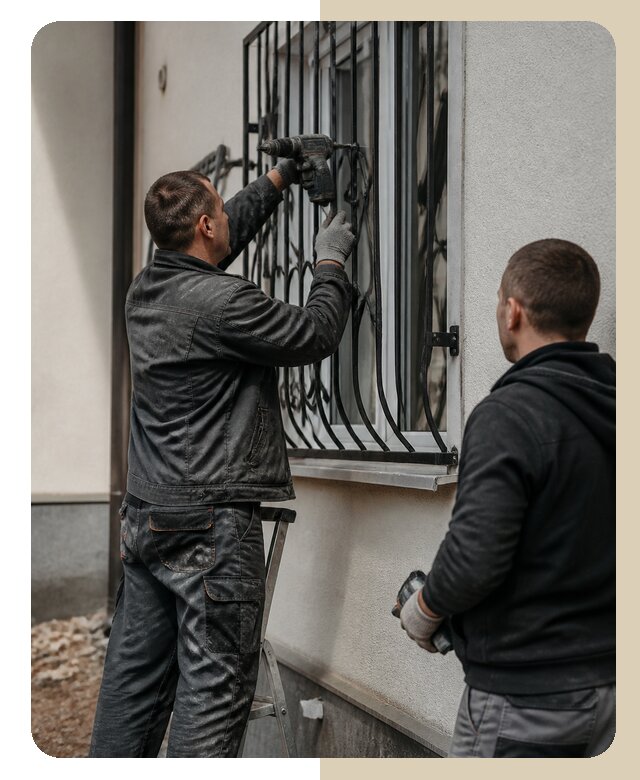 Установка наружных решеток в Бирске от 5093 р. | ДвериЛегко-Брк